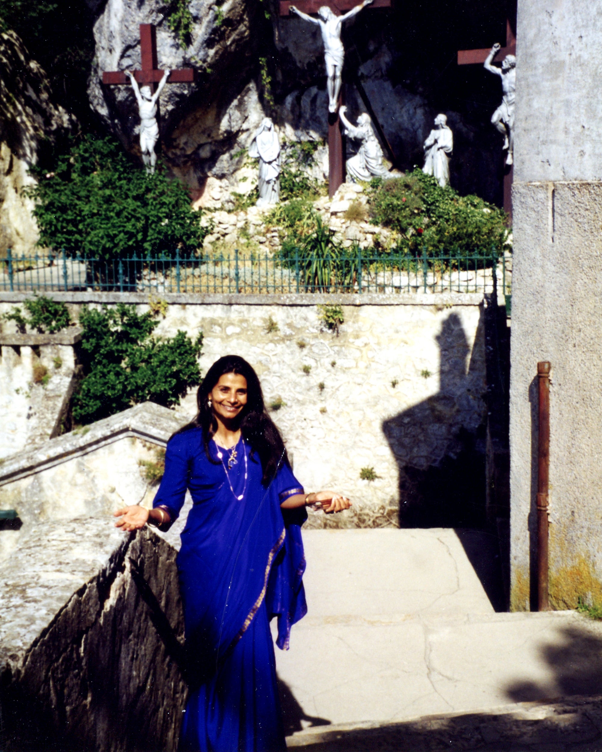 Sai Maa at the Grotto of Mary Magdalena